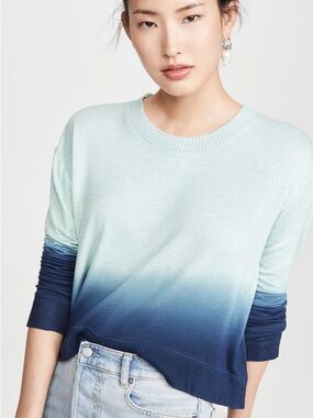 Splendid Supersoft Jersey Ombre Sweatshirt